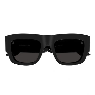 Abbildung von Alexander Mcqueen Sonnenbrille, Herren, Größe: One Size, Black/grey