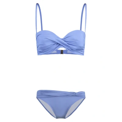 Abbildung von Lascana WIRE Bandeau SET Bikini, Damen, Größe: 34xC, Light blue