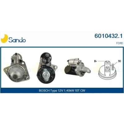 Abbildung von SANDO 2015250.0 Lichtmaschine 12V 120A VOLKSWAGEN: Polo IV Schrägheck, Golf 4 Transporter 5 Kastenwagen, AUDI: A4 B5 Limousine