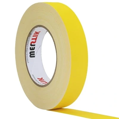Abbildung von WELSTIK gewebeverstärktes &amp; wasserfestes Gewebeband Klebeband gelb Gewebebänder 25MM * 30,2M Gaffaband Mattes Stoffband
