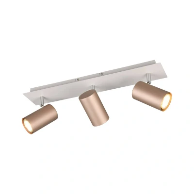 Abbildung von Trio Leuchten Spotbalken Marley 802400365, Metall Coffee/Warm Grey, exkl. 3x GU10