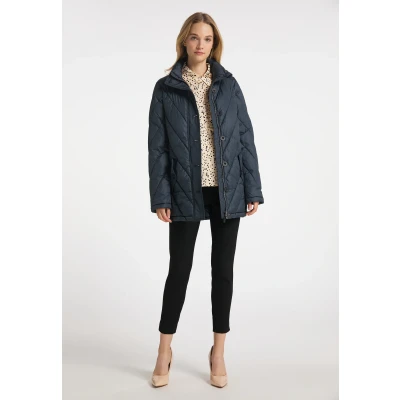 Abbildung von DREIMASTER Klassik Damen Steppjacke S / Dunkelmarine 100% Polyester