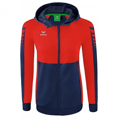 Abbildung von Erima Fussball Teamsport SIX Wings Trainingsjacke, Damen, Größe: 40, Blaurot