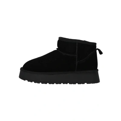 Abbildung von Palado Stiefeletten Damen Chinu by Sila Sahin bequeme Boots aus Leder warm gefütterte Stiefel modische Winterschuhe Schwarz UK8 EU41