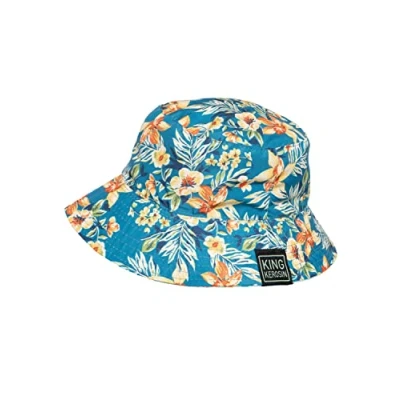 Abbildung von King Kerosin Herren Bucket Hat Fischerhut Anglerhut Wendefunktion Sonnenhut Strandhut Floral &amp; Pin Ups