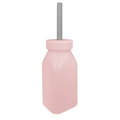 Abbildung von MinikOiOi 101240008 Flasche 200 ml Flasche+Strohhalm rosa