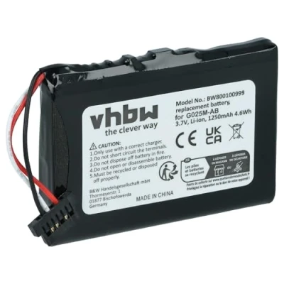 Abbildung von vhbw Akku kompatibel mit Becker Traffic Assist Z 100 Crocodile, Krokodyl,TA 101, 103, 107, 108, Z109, 113, Z099 (1200mAh, 3.7V, Li Ion)