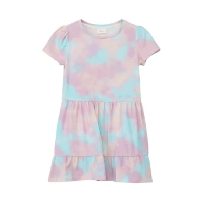 Abbildung von s.Oliver Allover Jerseykleid für Kinder, Größe: 92, Ecru
