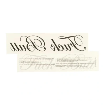 Abbildung von 1 x Fuck Butt Tattoo Schriftzug in schwarz Sexy Kinky Temporary (1)