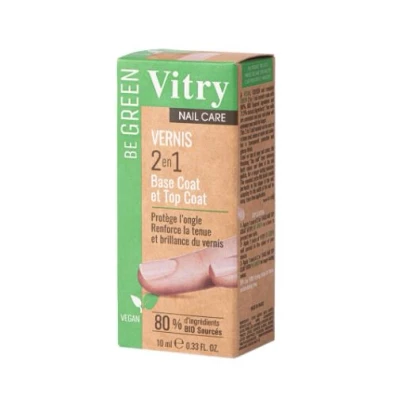 Abbildung von Vitry Nagellack Nail Care Be Green 2 in 1 Base &amp; Topcoat 10ml
