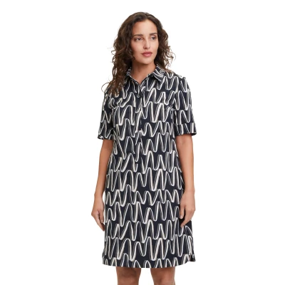 Abbildung von Betty Barclay MIT Knopfleiste Blusenkleid, Damen, Größe: 36, Black khaki