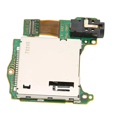 Abbildung von Switch Ersatzteile, Akozon Spielkartenleser Cartridge Slot Module Host Reader Tray Kopfhörerlochanschluss Fit für