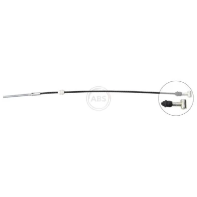 Abbildung von A.B.S. K13811 Handbremsseil 445 OPEL: Combo C Kasten / Kombi, Tour