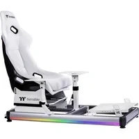 Abbildung von Thermaltake GF500 Flight Simulator Cockpit Rig SimRig Realistic Pilot Seat Snow