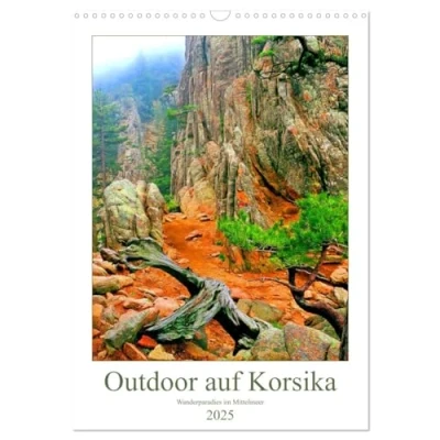Abbildung von Outdoor auf Korsika Wanderparadies im Mittelmeer (Wandkalender 2025 DIN A3 hoch), CALVENDO Monatskalender