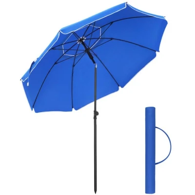 Abbildung von SONGMICS Sonnenschirm, ∅200cm,UPF 50+,mit Tragetasche,ohne Ständer