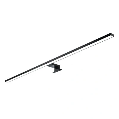 Abbildung von kalb LED Spiegelleuchte 100cm Badleuchte Badlampe Spiegellampe 230V, schwarz, warmweiß