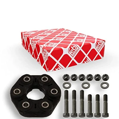 Abbildung von FEBI BILSTEIN 43473 Hardyscheibe 96 vorne 135 mit Schrauben, Unterlegscheiben Muttern BMW: 5 Limousine, Touring