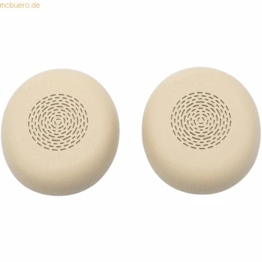 Abbildung von Jabra Evolve2 75 Ohrkissen 1 x Dual Foam Ersatz Ohrpolster für Stereo Kopfhörer (beigefarbene Version) weiche Hörmuscheln Beige