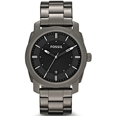 Abbildung von Fossil Machine Uhr, Herren, Größe: One Size, Grey