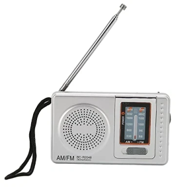 Abbildung von VBESTLIFE Tragbares FM Radio, Digitalradio Musik Player Chip AM Transistorradio mit Lautsprecher, Tragbarer Taschenradio Player, für Zuhause, Reisen, Unterhaltung, Arbeit,