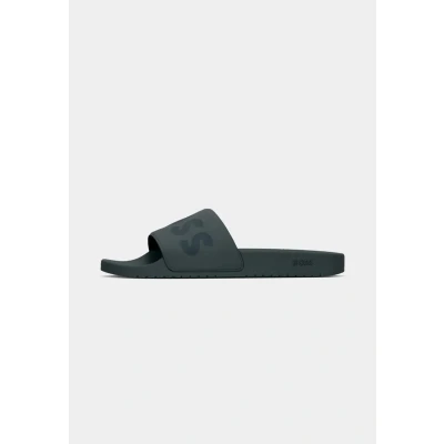 Abbildung von BOSS Aryeh Pantolette flach, Herren, Größe: 41, Medium grey Schuhe