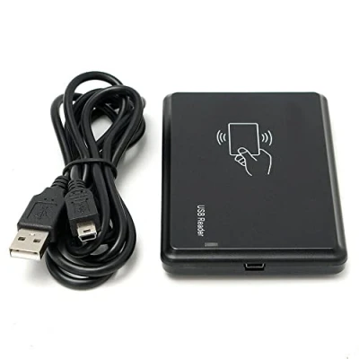 Abbildung von Fasizi 125 kHz USB RFID Näherungssensor, kontaktloser Smart ID Kartenleser, EM4100