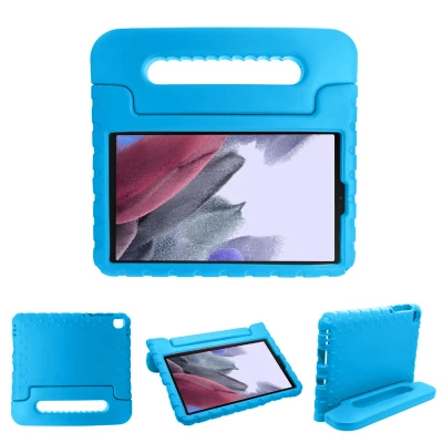 Abbildung von Schutzhülle mit Handgriff kindersicher Schwarz für das Galaxy Tab A7 Lite Blau