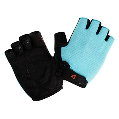 Abbildung von Radvik Stikke Fahrradhandschuhe schwarz/blau r. L