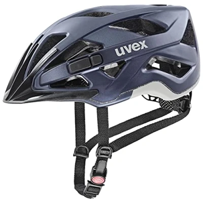 Abbildung von uvex active cc sicherer Allround Helm für Damen und Herren individuelle Größenanpassung erweiterbar mit LED Licht deep space sand matt 56 60 cm
