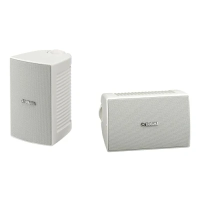 Abbildung von Yamaha NS AW194 (WH) 2 Wege Außenlautsprecher (80 Watt, 85dB) weiß