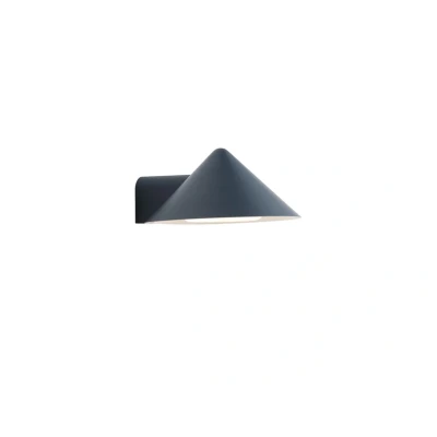 Abbildung von FRANDSEN LED Wandlampe Grasp, petrol, Breite 15 cm, Metall