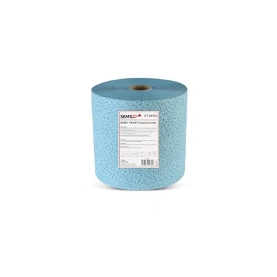 Abbildung von Semy Top Spezial Putztuchrolle, blau, 29 x 37 cm, 500 Blatt, 1er Pack (1 1 Stück)