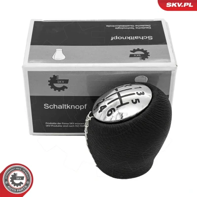 Abbildung von ESEN SKV 63SKV215 Schalthebelknauf Kunststoff, Synthetikleder RENAULT: CLIO 3, MEGANE 3 Grandtour, TRAFIC 2 Kasten, DACIA: Duster SUV