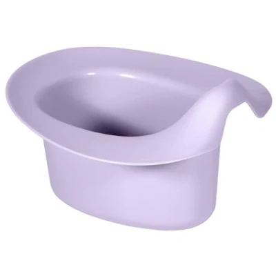 Abbildung von Kindsgut Abhaltetöpfchen für Babys, Babytopf WC/Klo, hochwertige Qualität und dezente Farben, abhalten windelfrei, Flieder