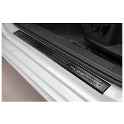 Abbildung von tuning art 839 Edelstahl Einstiegsleisten Set passend für VW Golf 7 Variant Limo 2012 2021, Farbe:Anthrazit