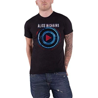 Abbildung von Alice In Chains Herren Played Kurzarm T Shirt Gr. S, Schwarz
