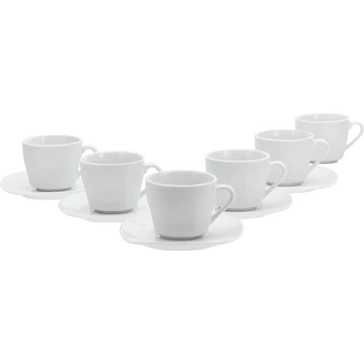 Abbildung von CreaTable Tasse &quot;Square Weiss&quot;, (Set, 12 tlg.), 200 ml, teilig