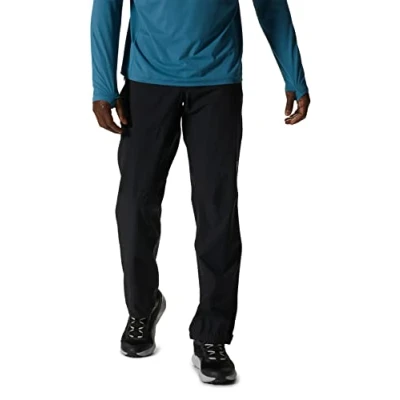 Abbildung von Mountain Hardwear Herren Stretch Ozonic Pant Regenhose, Schwarz, Mittel