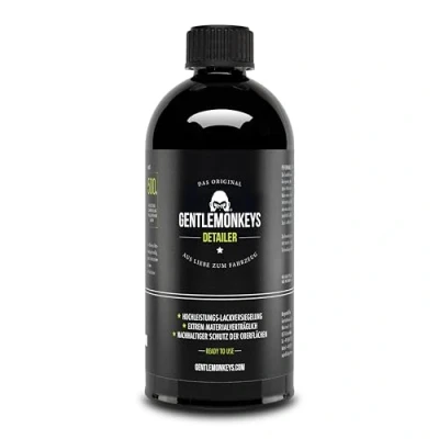 Abbildung von GENTLEMONKEYS Detailer Auto Refill (500ml) Lackversiegelung Nachfüllflasche Sprüh Versiegelung Sprühversiegelung Für Glanz &amp; Schutz Made in Germany alle Lacke geeignet