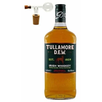 Abbildung von Tullamore Dew irischer Whiskey + 1 Glaskugelportionierer zum feinen Dosieren