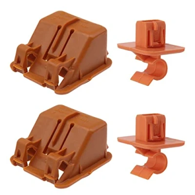 Abbildung von EMSea 2 Sets Car Hood Bonnet Rod Stay Clip Retainer Plastic 1U0823570A Support Fastener Compatible with Fabia Octavia MK2 2004 2013