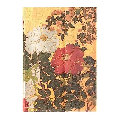 Abbildung von Natsu (Rinpa Florals) Midi Unlined Hardback Journal (Wrap Closure)