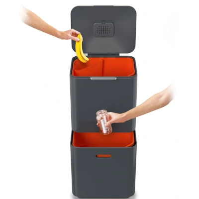 Abbildung von Joseph Intelligent Waste Totem Max 60 Liter Grau