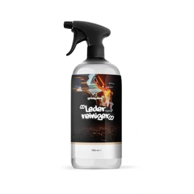 Abbildung von GrizzlyClean Lederreiniger fürs Auto Intensive Lederpflege Pflegende Lederreinigung für Glattleder, Wildleder &amp; Kunstleder Ideale Leder Pflege Autositze und Lenkrad (750ml)
