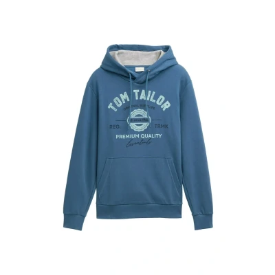 Abbildung von TOM TAILOR Herren 1043292 Sweatshirt, 38224 Real Teal Blue, 3XL