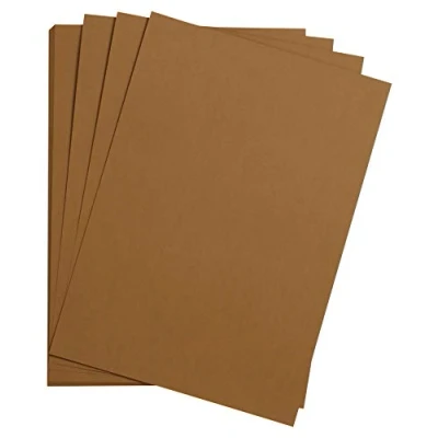 Abbildung von Clairefontaine 975274C Packung mit 25 Bastelkartons Maya, 185g, DIN A4, 21 x 29,7cm, 1 Pack, braun