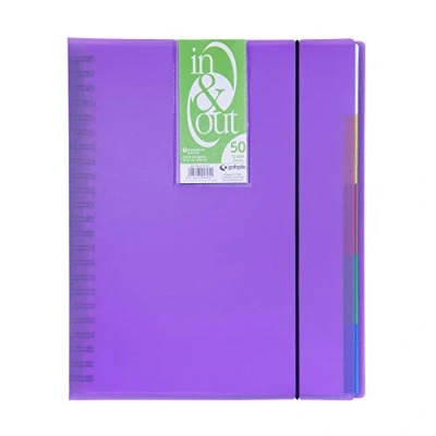 Abbildung von Grafoplas 39425035 Sichtmappe mit 50 Hüllen, A4, Violett