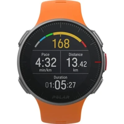 Abbildung von Polar Vantage V Premium Multisportuhr mit GPS, optischer Pulsmessung und extrem langer Akkulaufzeit Multisport Triathlontraining Herzfrequenz Messgerät, wasserdicht