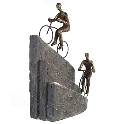 Abbildung von Casablanca by Gilde Dekofigur &quot;Skulptur Racing, bronzefarben/grau&quot;, bronzefarben/grau, Polyresin
